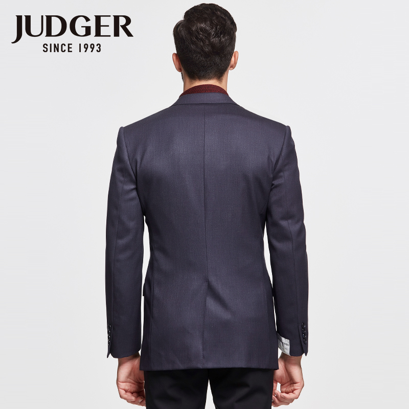 Judger Zhuangji kinh doanh đơn nam Suit 97,2Wool Suit thời trang Slim len Suit