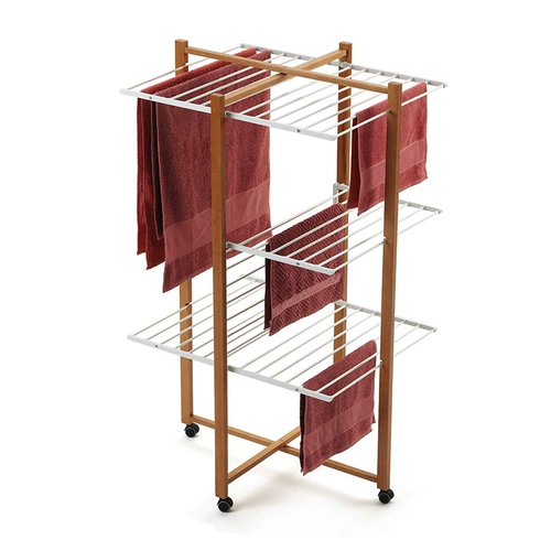 Оригинальная импортная деревянная универсальная трехмерная складная сушилка, Италия