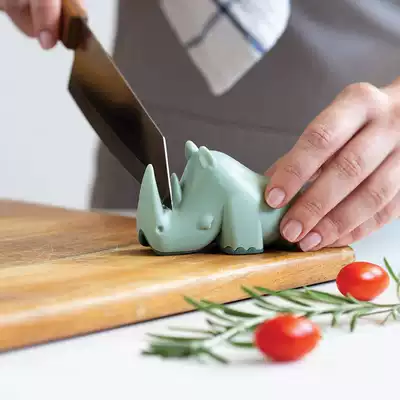 Israel OTOTO cute pet rhino sharpener household kitchen fast sharpening blade artifact grinding kitchen knife tool