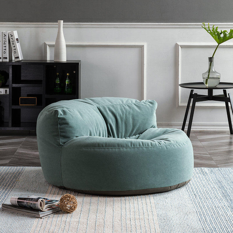 Nordic ins lazy sofa bean bag creative living room bedroom simple reclining chair net red casual single sofa chair