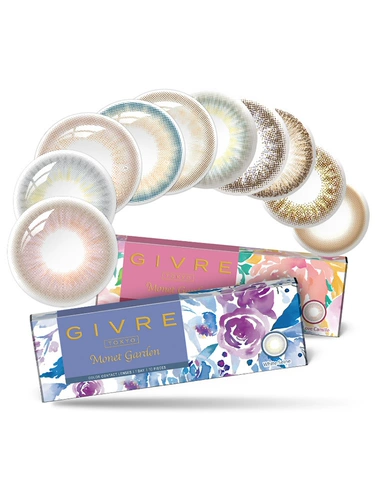 Японские цветные контактные линзы Givre Qifuli Одноразовая коробка для ежедневного использования 10 шт. Натуральные контактные линзы смешанной расы большого и малого диаметра в Интернете для знаменитостей