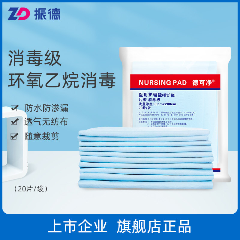 Zhende Medical Unwoven Cloth Single Pregnant Woman Postnatal Supplies Nursing Mat Disposable Old Man Anti-Urine Mat Adult Supplies