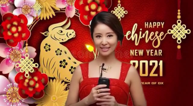 2021林心如新年祝福