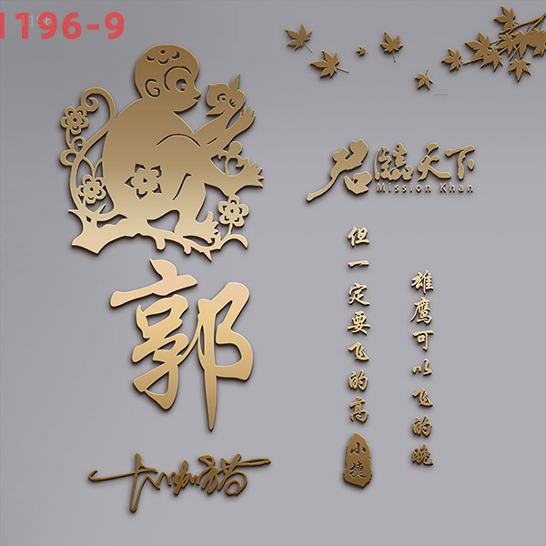 1196头像psd素材源码模板源文件 QQ微信抖音快手小红书很火的签名百家姓氏头像制作教程软件