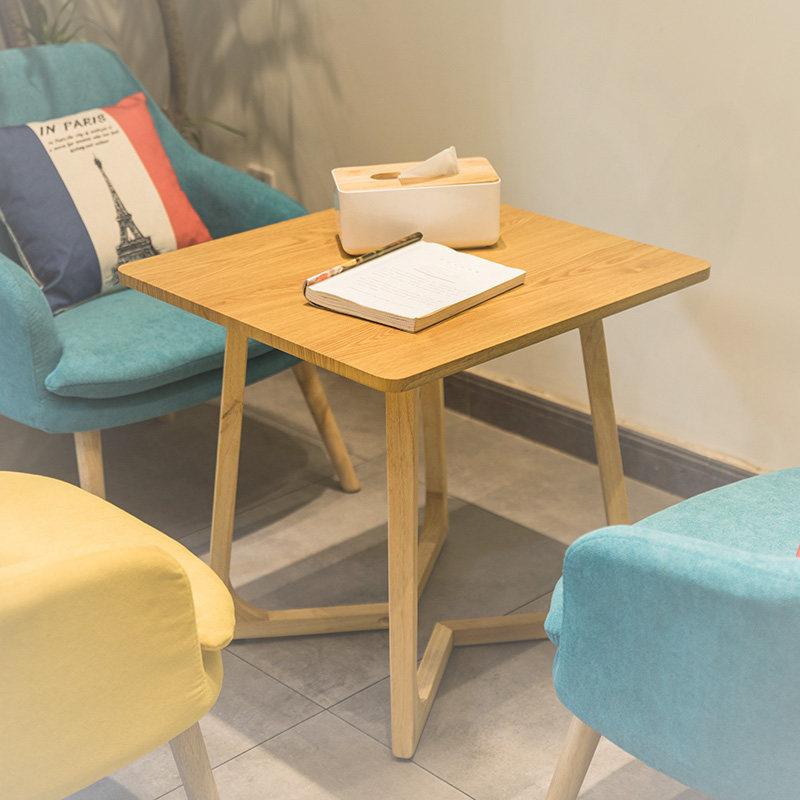 Log Tea Table Small Tea Table Fruit Tray Office Tea Table Day Style Small Round Table Nordic Corner Balcony Small Tea Table Tea Table