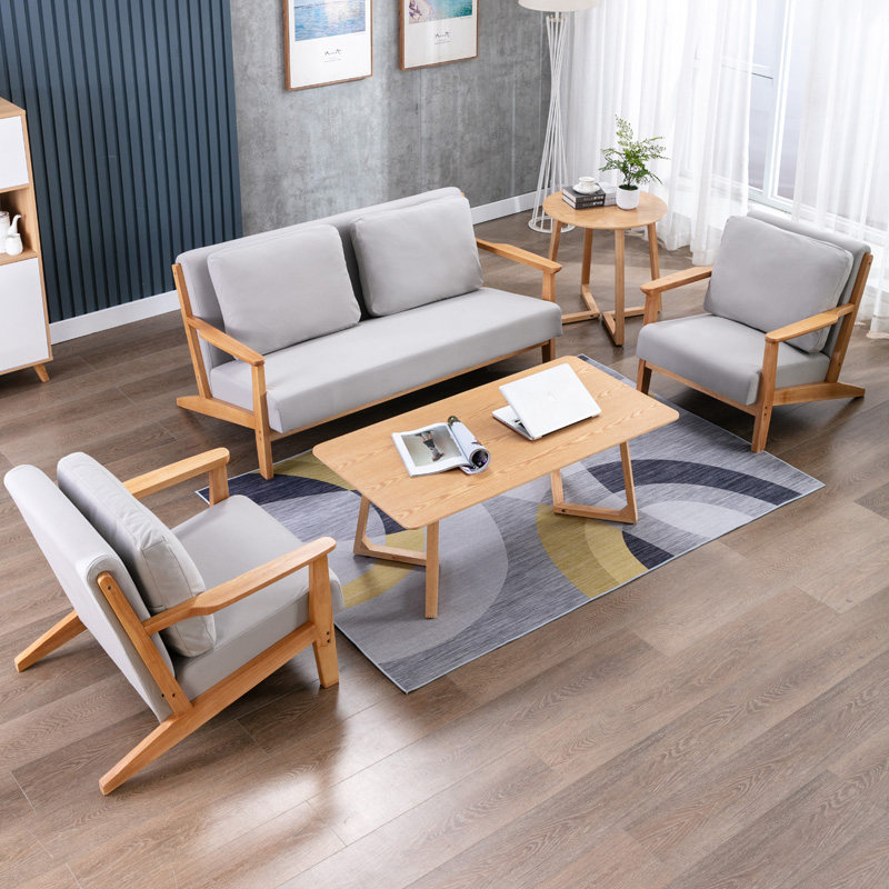 Office sofa Tea Table Combo Suit Brief Creative Business Couch Office guests in talks for a sofa