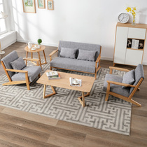 Office sofa coffee table combination set simple office sofa business leisure negotiation reception room single seat