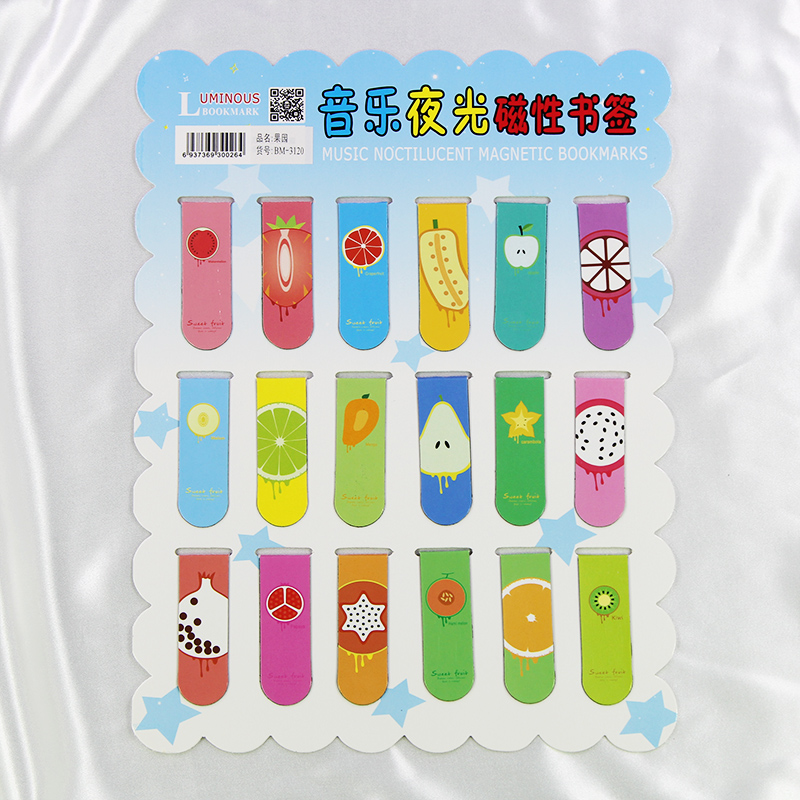 [Orchard] 18 Bookmarks18 individual Cartoon magnetic bookmark Paper two-sided lovely Ancient style bookmark originality like a breath of fresh air pupil use exquisite bookmark children comic magnet bookmark Luminous prize Bookcase literature gift