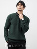 Warm Sweater for Men, Faux Two-Piece, Fleece-Lined, Thickened, Shirt Collar, Long-Sleeved, Winter Men's Spring and Autumn Knitwear, Trendy