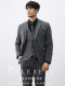 Groom's suit suit men's business professional wedding dress British style slim fit Korean style formal suit plus size men's trendy