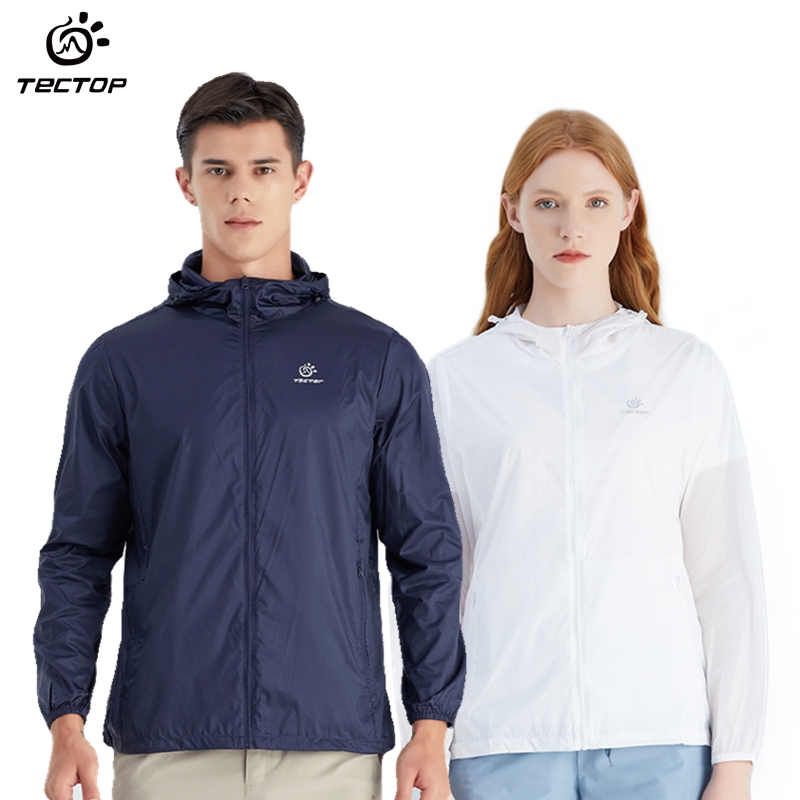 TECHCTOP Exploring Outdoor Light and breathable Anti-UV UPF40 Skin Clothes Men And Women Lovers' Sunscreen Jacket-Taobao