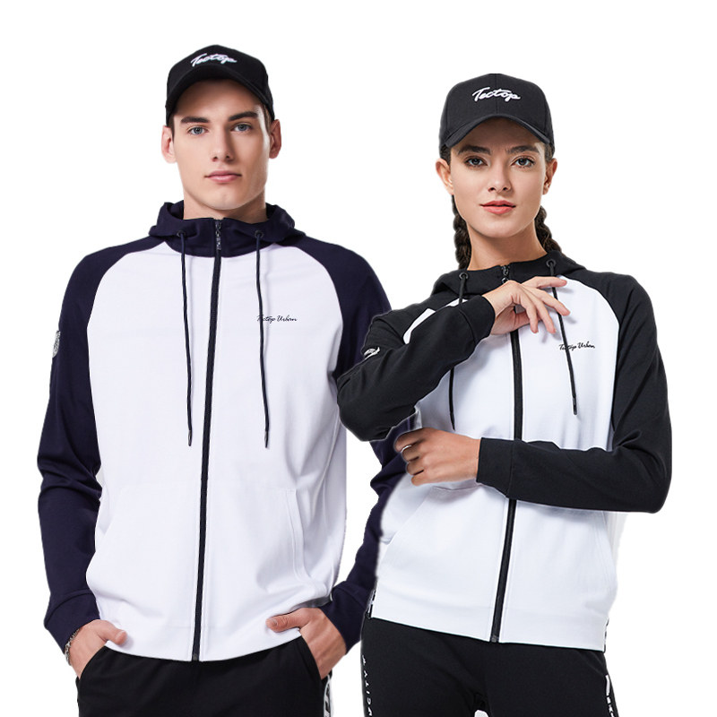 Explore new spring and autumn hooded sweater dress men and women's loose breathable fashion couple sports coat