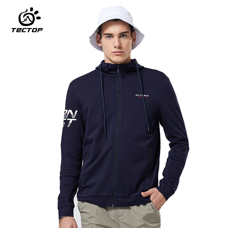 Explore the new spring sports hooded sweater men's loose breathable comfort and casual clothes coat