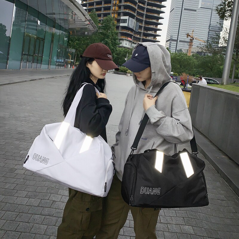 Handbag Male Large Capacity Dry Wet Separation Shoe Warehouse Fitness Package Delivery Bag Short Luggage Bag Women Small Travel Bag