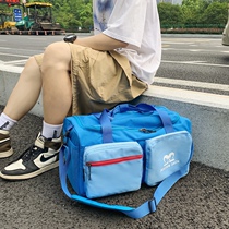 Luggage Bag Mens Hand Containing Bag Tide Card Light Short Travel Bag Short-term Tourist Women Sports Training Fitness Bag