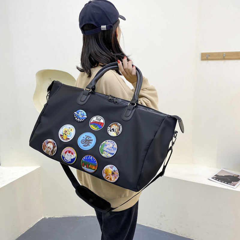 Travel Bag Women Hand Large Capacity Huge Waterproof Oxford Cloth Travel Clothes Clothes Bags Men Out Luggage Bag