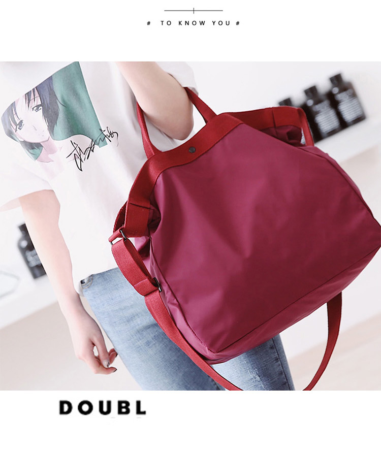 Túi du lịch khoảng cách ngắn nữ vai chéo chéo túi đi lại túi duffel nhỏ ánh sáng không thấm nước du lịch túi thể dục - Túi du lịch túi du lịch nữ loại nhỏ