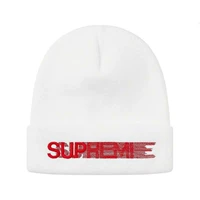Tide Brand Supreme Cold Hat 20ss Motion Beanie Phantom Phantom Box Вышитая шерстяная шерстяная стола