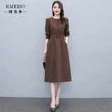 Элитное изысканное осеннее платье для матери, в западном стиле, изысканный стиль