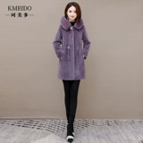 Золотое бархатное шерстяное пальто, увеличенная толщина