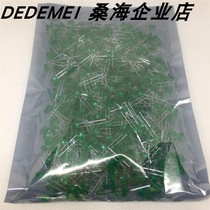 Green green green light F 3MM LED LED straight plug-in 3cm indicator light whole pack