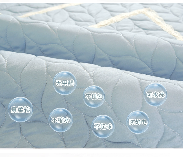 Sofa phong cách châu Âu bốn mùa phổ quát chống trượt 123 kết hợp đệm ba mảnh vải mat đơn giản bộ khăn sofa - Ghế đệm / đệm Sofa
