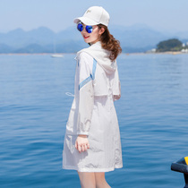 Sunscreen woman in the middle of the 2022 new Korean version loose sheet jacket Insuro 100 lap sunscreen jacket