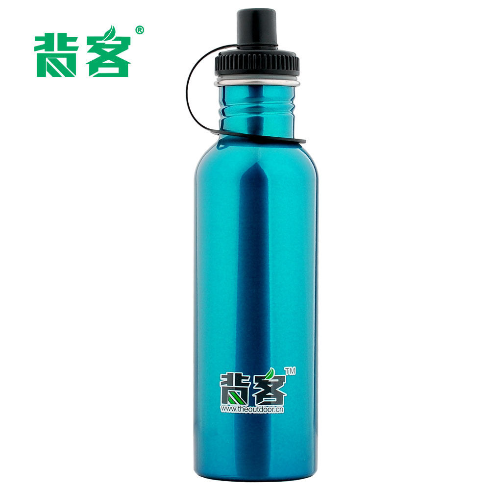 Back customer Outer stainless steel 304 riding ultralight portable 750ml large-layer sports kettle suction nozzle cover