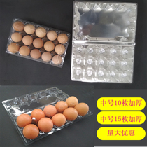 Medium size 10 15 egg boxes disposable plastic tray firewood egg transparent egg tray