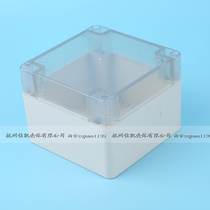 Plastic waterproof box power supply housing electronic instrument housing 120*120*90 (transparent cover)