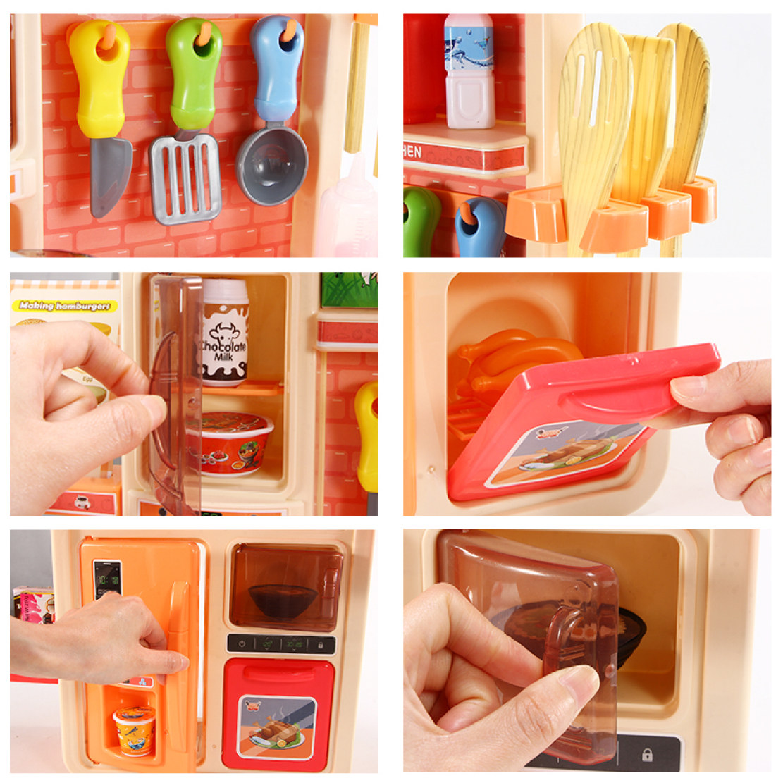 Kitchen toy set simulation kitchenware cooking cooking large size 3 or 4 years old 6 children and girls playing house