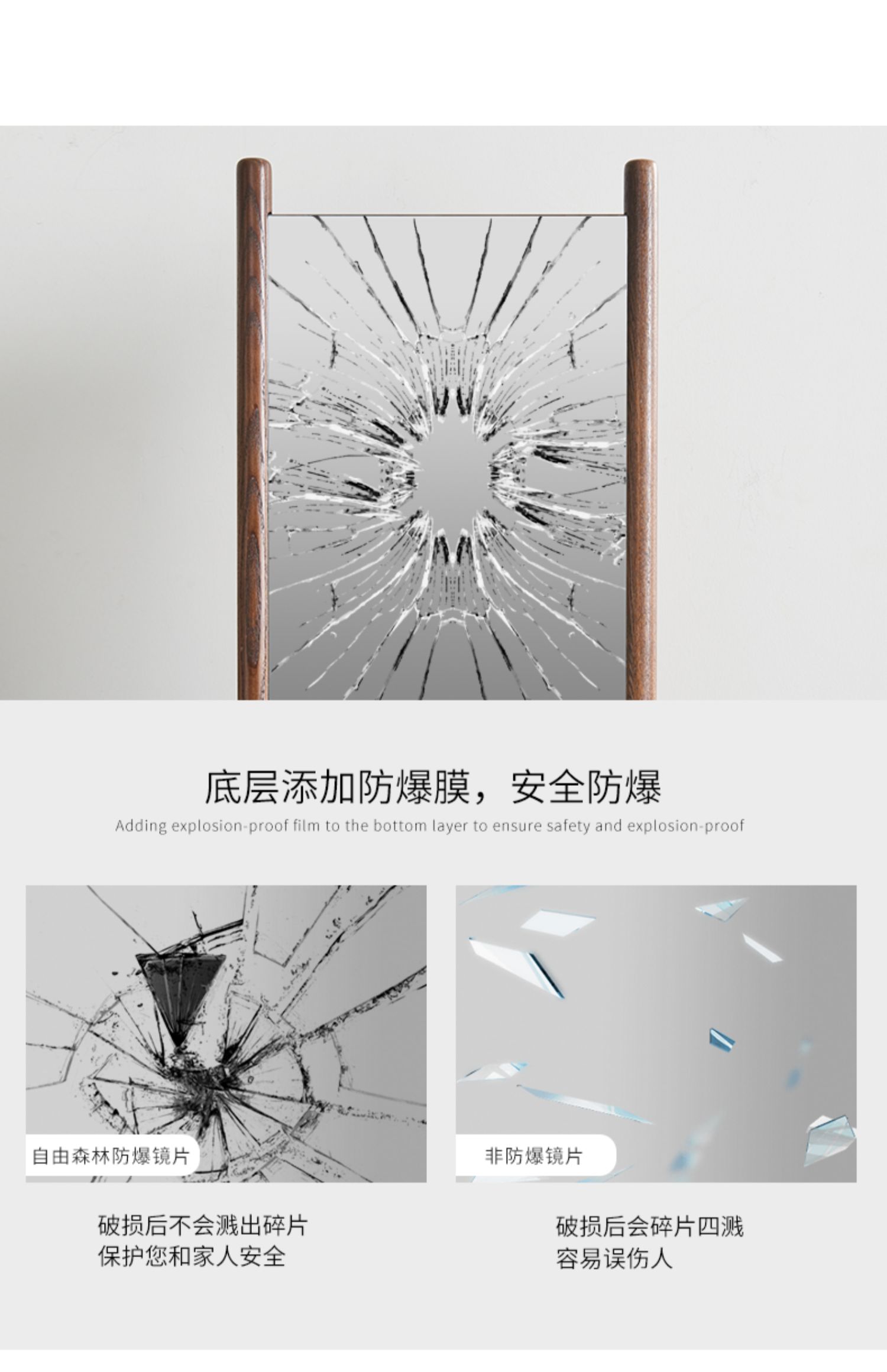 Miễn phí rừng gỗ Bắc Âu gương phòng ngủ nhà toàn thân gương sàn đơn giản công chúa lưới màu đỏ phù hợp gương - Gương gương soi di động