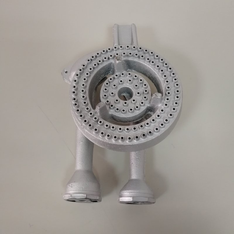 Wide-type clay pot stove core double pipe accessories Commercial stove with pig iron Meng Fire gas 7 inch Chinese mandarin stove head