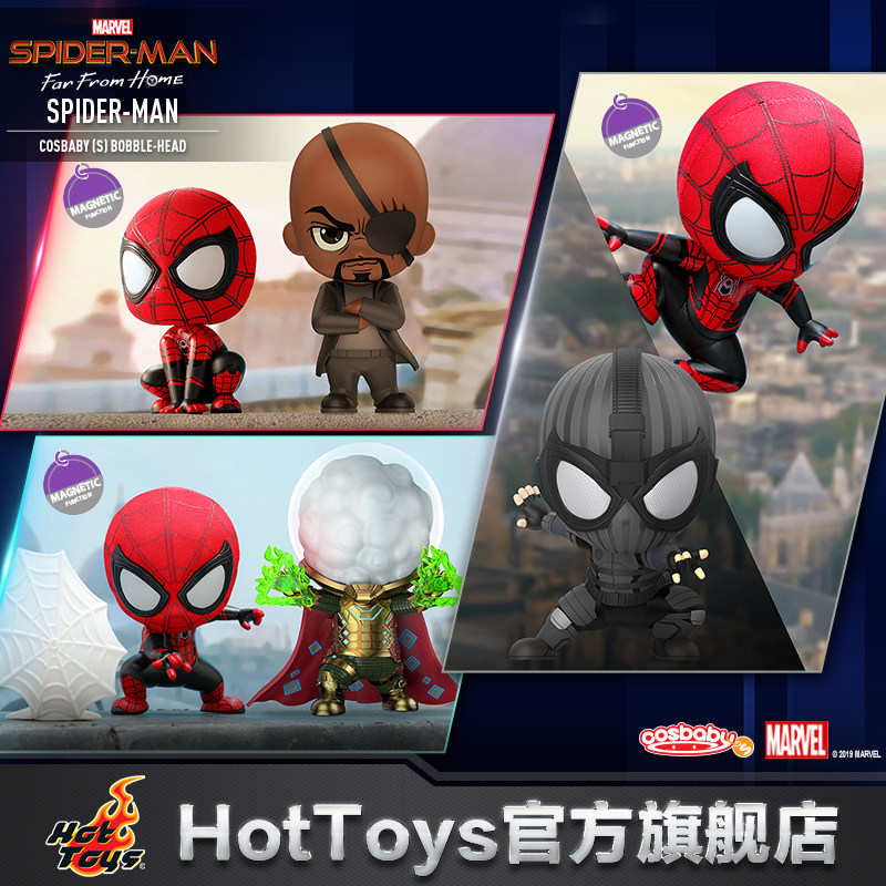 HotToys Spider-Man Hero Expedition Spider-Man Movbi Nick Fury Mystery Mini Doll Set