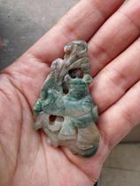 Qing Dynasty Dushan Jade Boy worship Jade