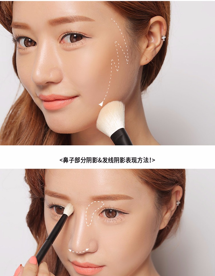 Hàn Quốc Stylenanda 3ce bóng bột bóng mũi bóng silhouette ba chiều năng lực sửa chữa tự nhiên [với chống hàng giả] phấn bắt sáng mac