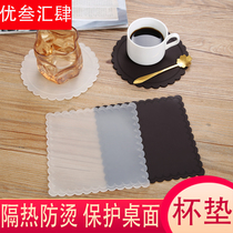 Chinese dining table heat insulation pad anti-heat insulation pad silicone pot pad heat insulation pad large hot water coaster silicone customization