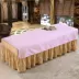 Bông làm đẹp khăn trải giường làm đẹp thẩm mỹ viện massage đặc biệt massage giường trắng tinh khiết với lỗ tấm