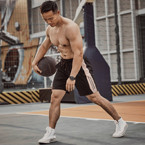 AlphaGym Side Printed Male Shorts Spring Summer Crash Color Speed Dry Adjustable Flex Sports Fitness Gym Pants