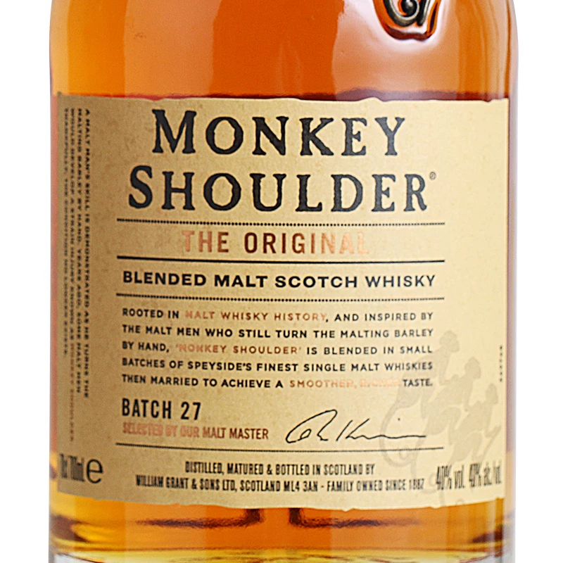 三只猴子 Bad pure Mai Scottish whiskey Monkey Shoulder Monkey Monkey Shoulder Combination
