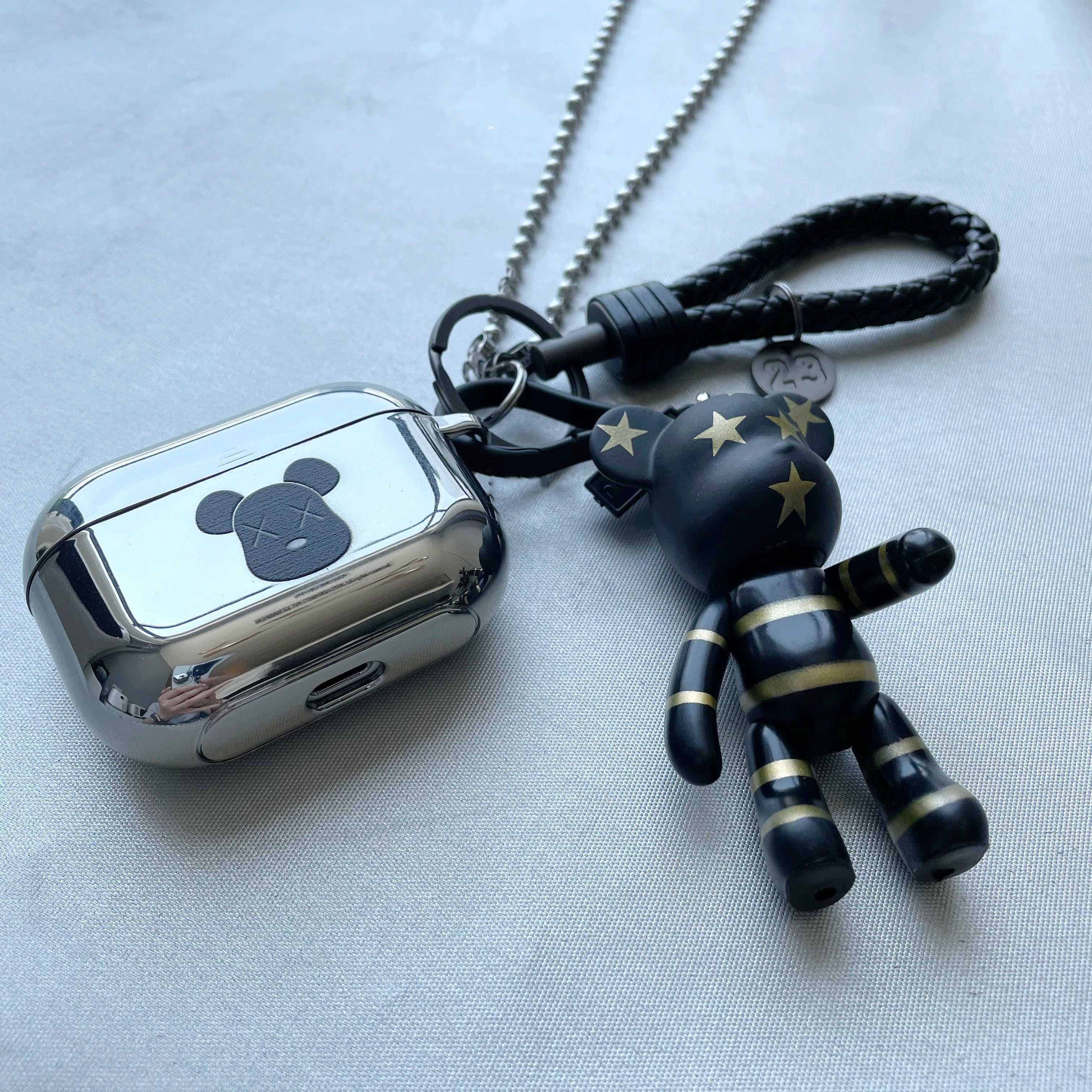 AirPods2 Cover Tide Bear 3 Generation Soft Case Apple Wireless Bluetooth Airpodspro Headset