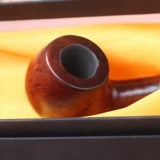 Длинный полюс Shinanmu Старый модный ручной сплошной деревянный фильтр изгибает сухой дым шелковой мешок, посвященный старейшинам