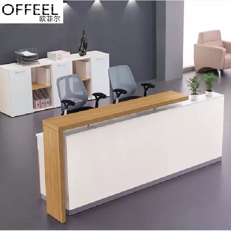 Nanjing office furniture simple front desk reception desk desk cashier modern company front desk bar cashier
