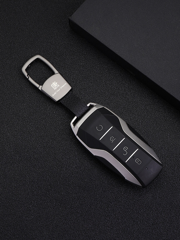 BYD Hanev Tang dmi Song max Yuan pro Qin plus car key chain cover new energy modification special products