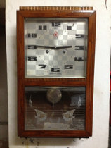 555 mechanical old wall clock has been clean and oiling function normal use (delivery only to Guangdong and neighboring provinces)