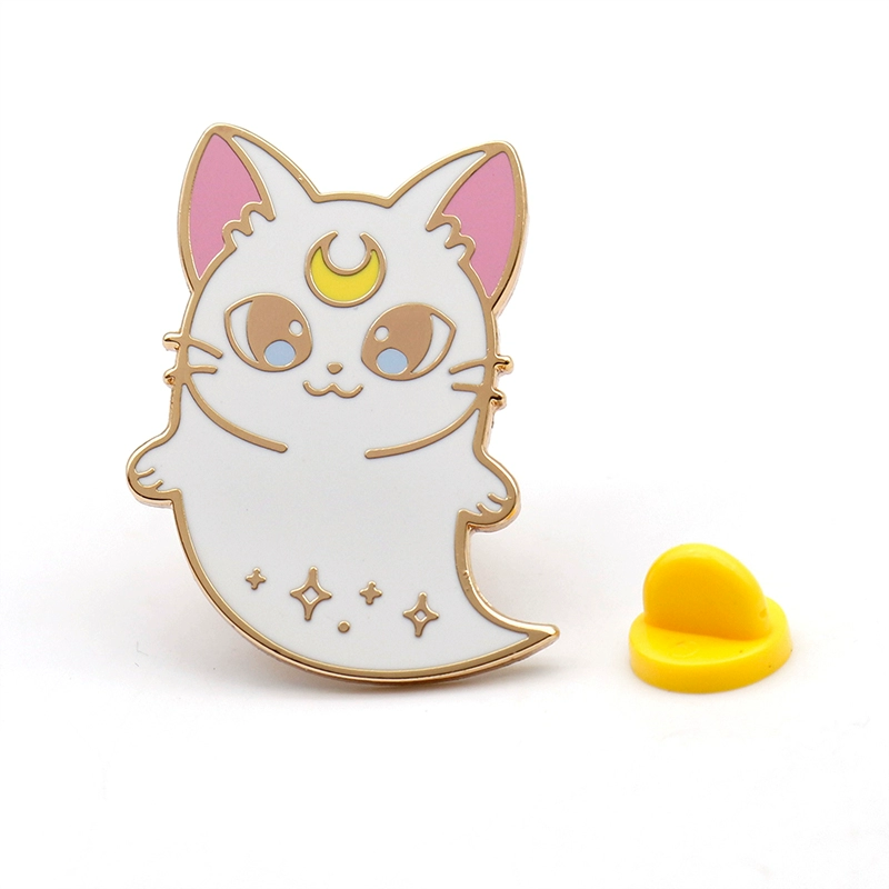 Phim hoạt hình Nhật Bản trâm cài Sailor Moon Artemis huy hiệu pin cô gái mềm túi áo len phụ kiện áo khoác - Trâm cài