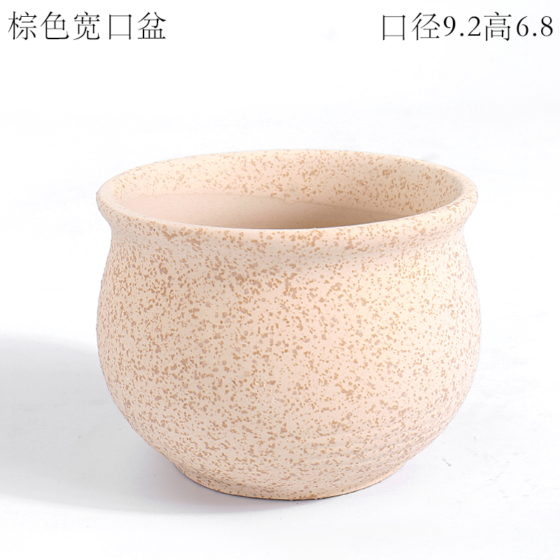 Rounded fleshy flowerpot ceramics through small pockets tao creative move of I and contracted large caliber special offer a clearance