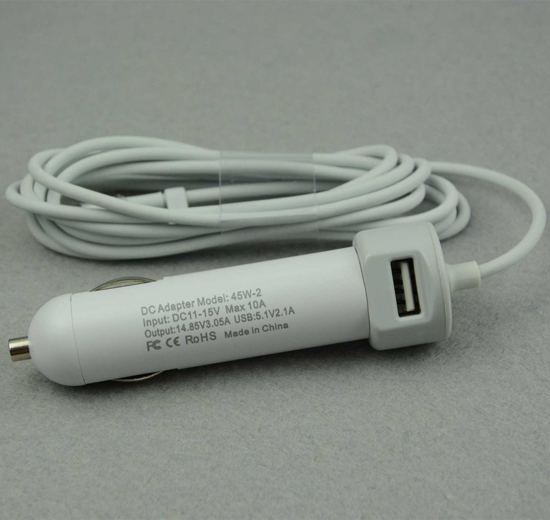 Suitable for Apple Notebook Air Power Supply, MacBook Car Adapter, Pro Car Charger, Magsafe2 Charger t