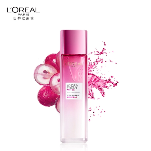 L'Oreal, освежающая эссенция, увлажняющий освежающий тонер, долговременный эффект, сужает поры