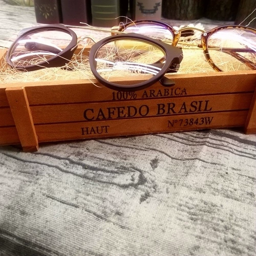 Очки, ретро стенд, высококлассная коробка для хранения, декор